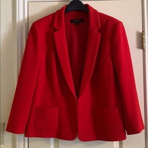Red suit jacket, size 18